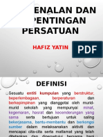 Pengenalan Dan Kepentingan Persatuan