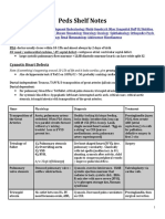 Peds Shelf Notes