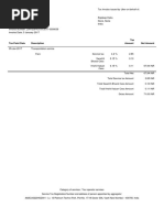 Tax Point Date Description Tax Amount Net Amount