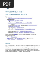 CSS Color Module Level 3