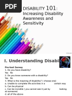 Disability Awareness and Sensitivity