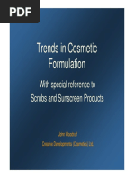 Trends in Cosmetic Formulation