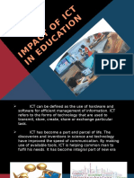 Impact of Ict in Education