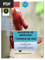 Alegatos Crónicas de Una Muerte Anuciada (Fiscal)