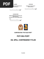 Poti Sea Port Oil Spill Contingency Plan