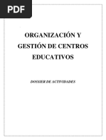 Trabajo Organizacion y Gestion de Centros Educativos UNED