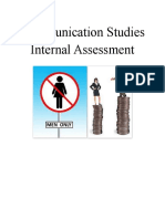 Communication Studies I.A On Gender Discrimination