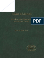 Ehud Ben Zvi Signs of Jonah Reading and Rereading in Ancient Yehud JSOT Supplement 2003 PDF