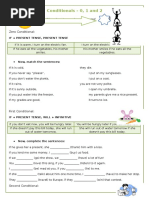 Conditionals 0 1 and 2