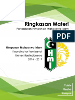 Ringkasan Materi Perkaderan - HMI Universitas Indonesia