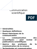 Communication Scientifique