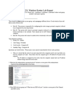 CIS 231 Router Lab Report Team Sample