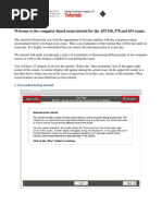 Welcome To The Computer-Based Exam Tutorial For The API 510, 570 and 653 Exams