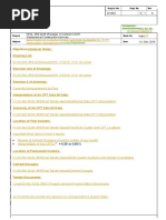 Method Statement - Handover Notes