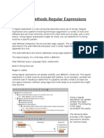 WebMethods Regular Expressions