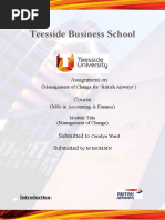 Teesside Business School: Assignment On (Course (