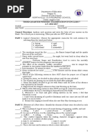 3rd Quarter Periodic Exam