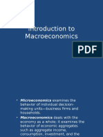 Introduction To Macroeconomics