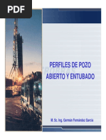 REGISTROS DE EVALUACIÓN DE CEMENTACIÓN M. Sc. Ing. Germán Fernández García