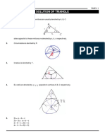 Solution of Triangle (MT)