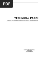 Technical Proposal: Project: Design and Construction of Five Storied Building Complex For Ati Gampaha