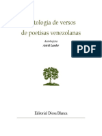 Antologia de Versos de Poetisas Venezolanas PDF