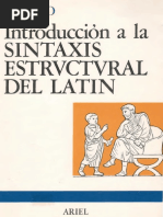 Introducción A La Sintaxis Estructural de Lisardo Rubio