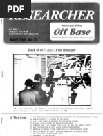 Peace Researcher Vol1 Issue22 Mar 1989