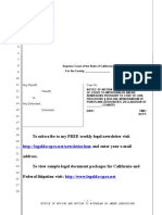 Sample Motion To Withdraw or Amend Admissions in California