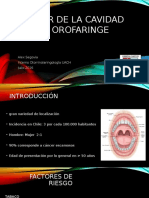 Cáncer de Cavidad Oral y Orofaringe 2016