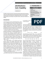 ELS Amino Acid Substitutions Effects On Prot Stability