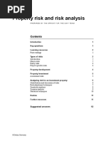 Property Risk and Risk Analysis: 1 Key Questions 1 Learning Resources 2 Types of Risks 2