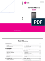 LG BL20 Manual Service