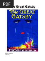 The Great Gatsby Book Report