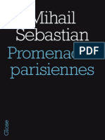 Promenades Parisiennes, de Mihail Sebastian