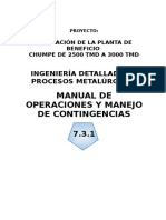 7.3. Manual de Operaciones y Manejo de Contingencias