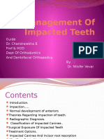 Management of Impacted Teeth