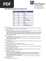 LMC Instruction Set