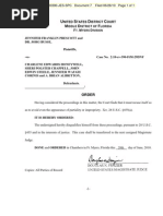 RECUSAL ORDER, Doc. # 7, 06-28-2010