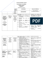 Plan Anual de Espanol Primer Grado