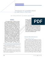 The Pathophysiology of Alzheimer'S Disease and Directions in Treatment