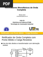 Aula 03A - Retificadores Monofasicos de Onda Completa