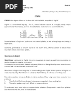 English Stress (Word Stress, Rules, Types, Degrees)