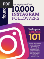 How To Get Your First 10,000 Instagram Followers Ebook