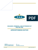 Airworthiness Notice: Issuance, Renewal and Extension of ANO-066 AML