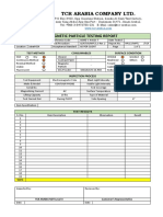 TCR Arabia Company LTD.: Magnetic Particle Testing Report