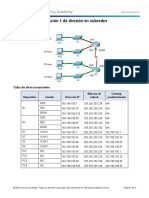 8.1.4.7 Packet Tracer - Subnetting Scenario 1