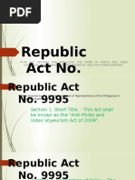 Republic Act No 9995 Pwerpiont