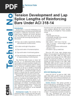 Dev and Lap Splice Lengths - ETN-D-1-15