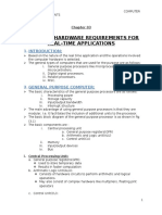 Computer Hardware Requirements For Real-Time Applications: I. Central Processing Unit